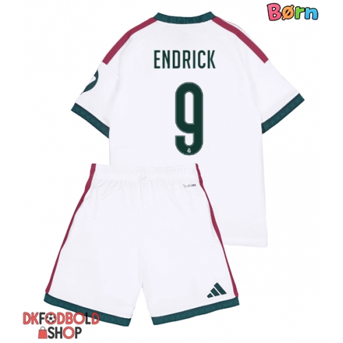 Real Madrid Endrick #9 Hjemmebanesæt Børn 2026-27 Kort ærmer (+ korte bukser)